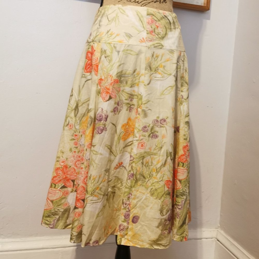 Andre Oliver Floral Skirt